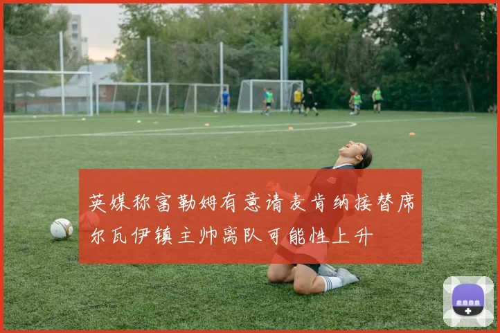 英媒称富勒姆有意请麦肯纳接替席尔瓦伊镇主帅离队可能性上升